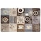 World Rug Gallery Antifatigue Mat, 30 in L x 18 in W, 0.47 in Thickness, Graphic, Brown 885BROWN18X30 - alternate 5